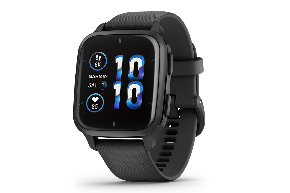 Garmin Venu SQ 2 Music 40.6mm dây silicone Màu Đen