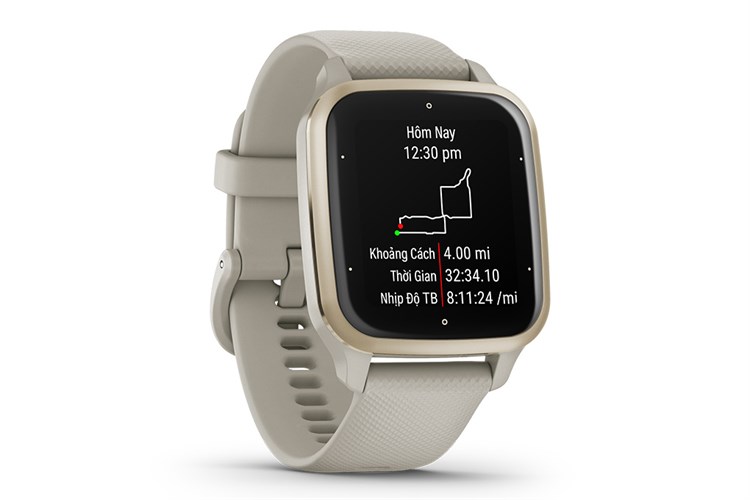 Garmin Venu SQ 2 Music 40.6mm dây silicone Màu Xám