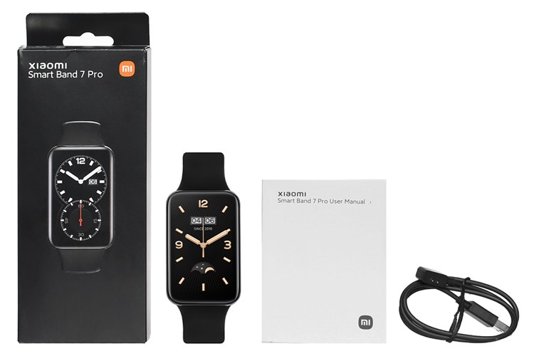 Vòng đeo tay thông minh Mi Band 7 Pro Màu Đen
