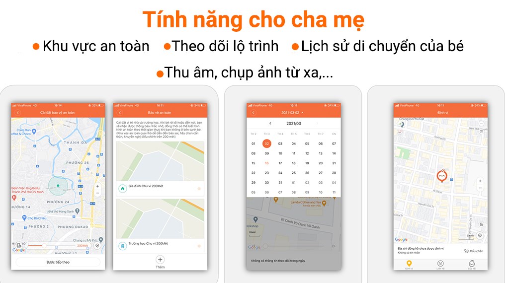 Đồng hồ định vị trẻ em Kidcare S88 4G
