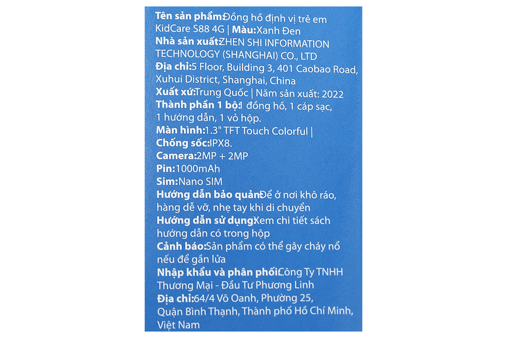 Đồng hồ định vị trẻ em Kidcare S88 4G - 15