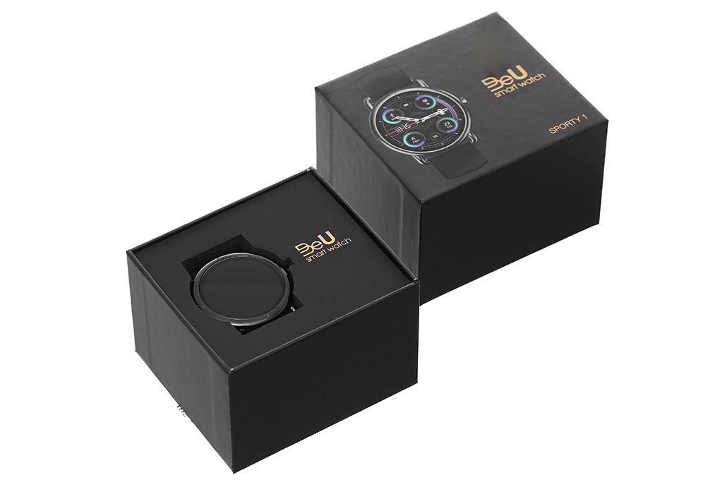 Đồng hồ thông minh BeU Sporty 1 46mm Màu Đen
