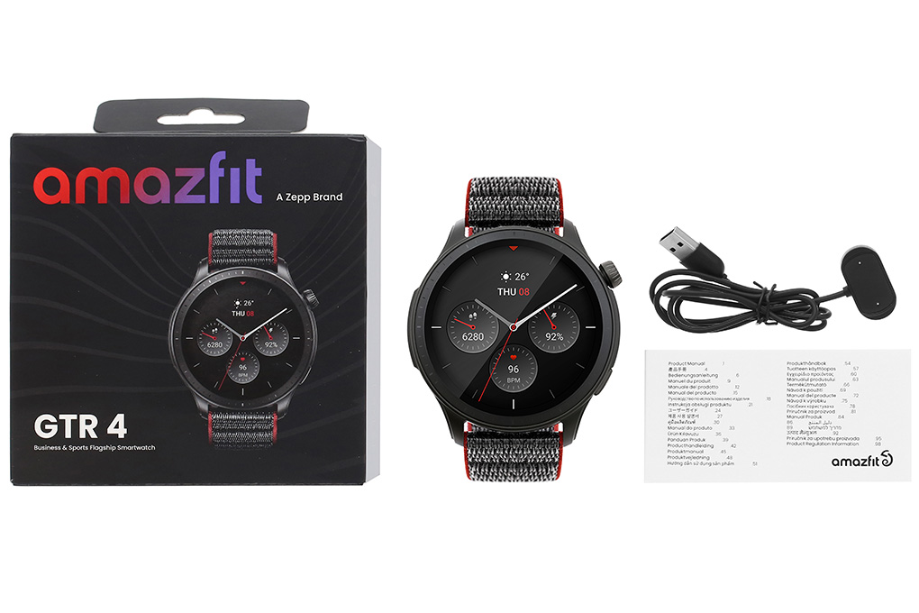 Đồng hồ thông minh Amazfit GTR 4 46mm Màu Xám