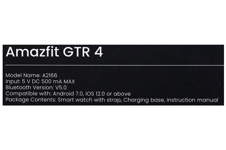 Đồng hồ thông minh Amazfit GTR 4 46mm Màu Xám