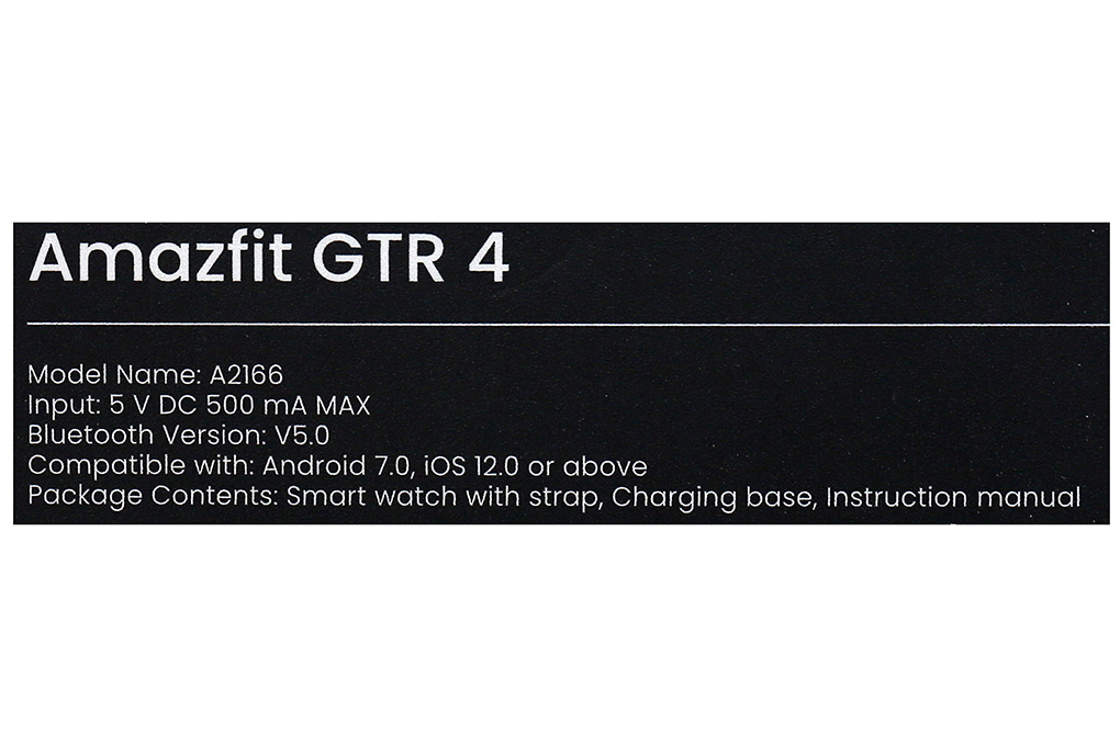Đồng hồ thông minh Amazfit GTR 4 46mm Màu Xám