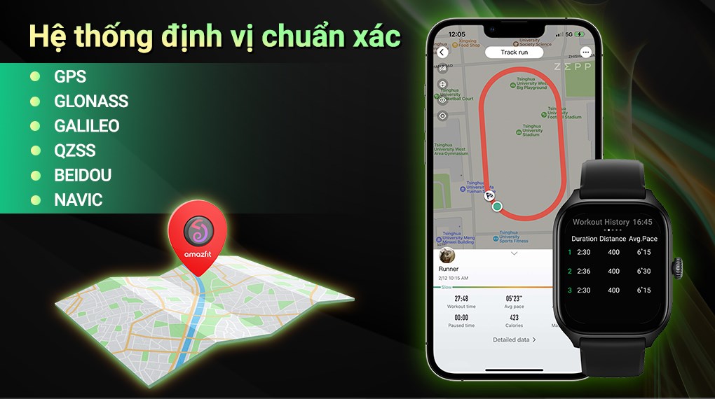 Đồng hồ thông minh Amazfit GTS 4 42.7mm