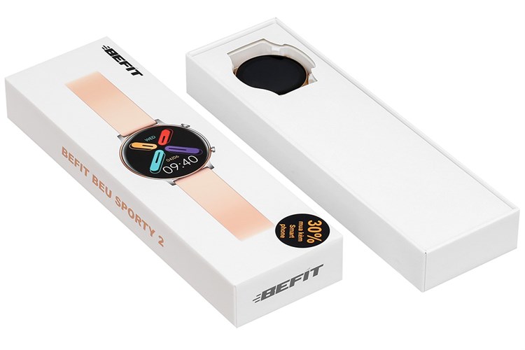 Đồng hồ thông minh BeFit Sporty 2 44.5mm Màu Hồng