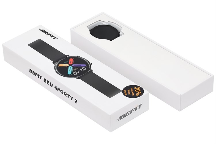 Đồng hồ thông minh BeFit Sporty 2 44.5mm Màu Đen