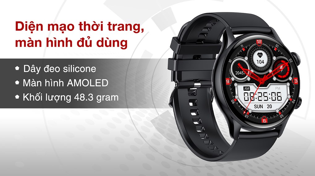 Đồng hồ thông minh BeFit Sporty 2 Pro 44.8mm
