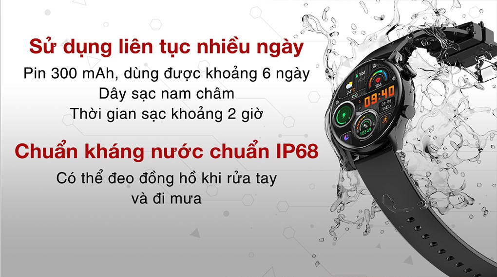 Đồng hồ thông minh BeFit Sporty 2 Pro 44.8mm
