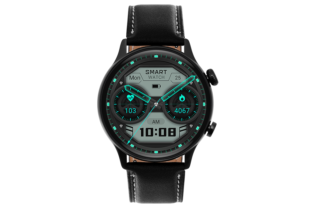 Đồng hồ thông minh BeFit Sporty 2 Pro 44.8mm Màu Đen