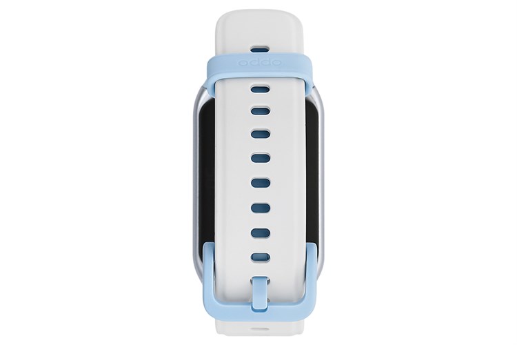 Vòng đeo tay thông minh Oppo Band 2 dây silicone Trắng - Xanh Màu Trắng - Xanh