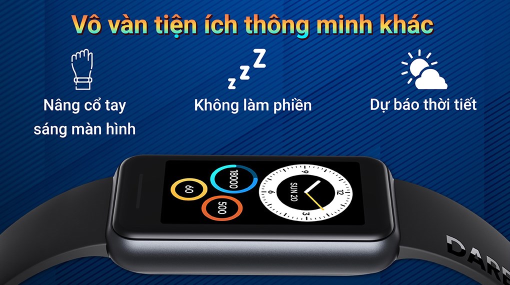 Vòng đeo tay thông minh realme Band 2 Đen