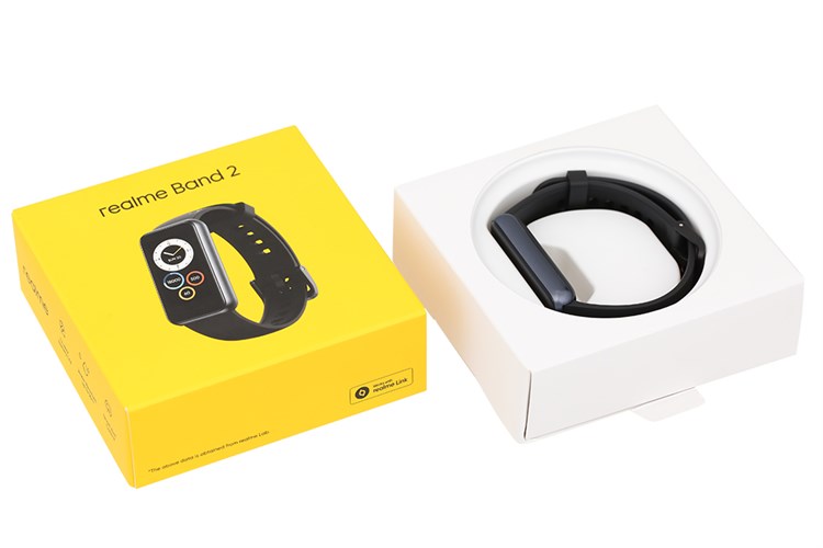 Vòng đeo tay thông minh realme Band 2 Đen Màu Đen