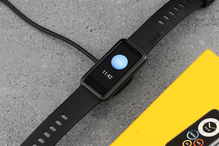 Vòng đeo tay thông minh realme Band 2 Đen Màu Đen