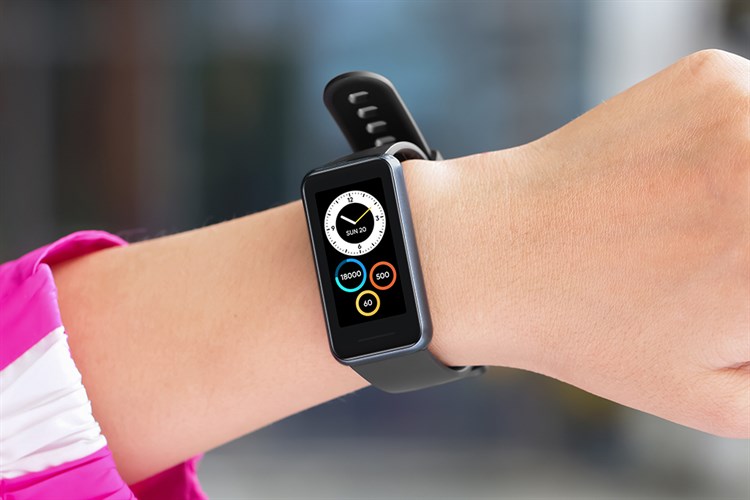 Vòng đeo tay thông minh realme Band 2 Đen Màu Đen