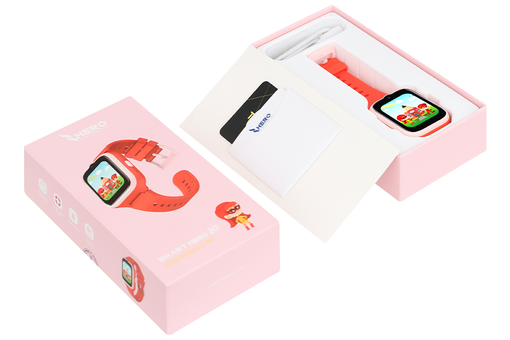 Đồng hồ định vị trẻ em Masstel Smart Hero 20 Màu Cam