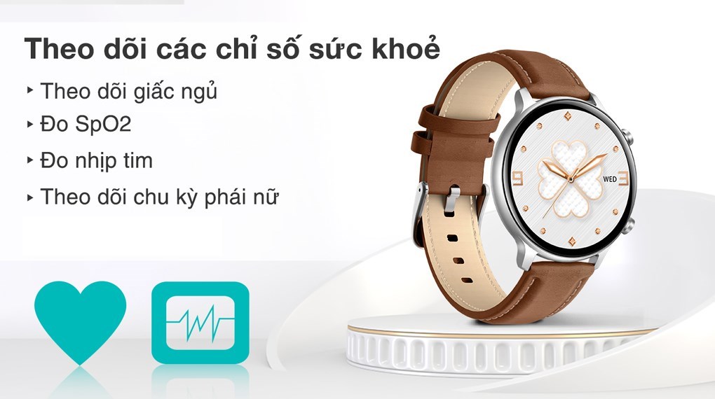 Đồng hồ thông minh BeFit Sporty 2 44.5mm Nâu