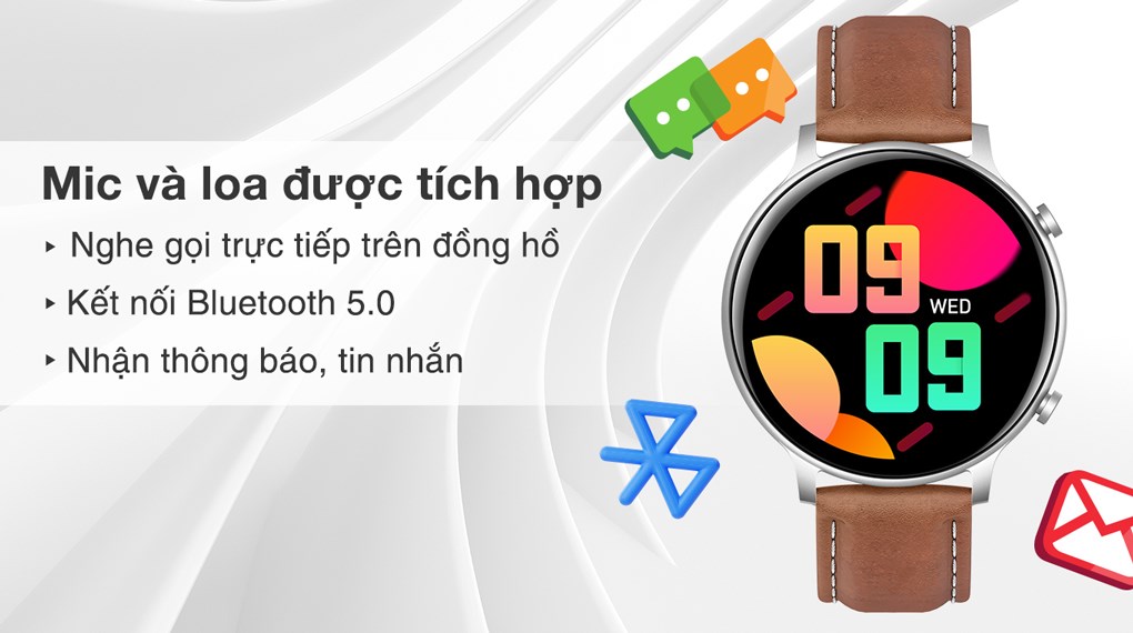 Đồng hồ thông minh BeFit Sporty 2 44.5mm Nâu