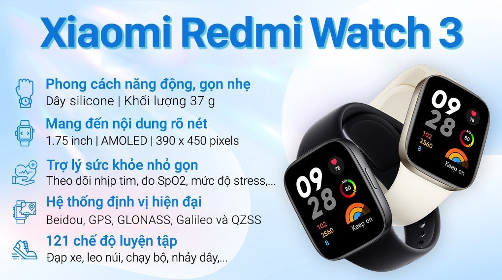 Đồng hồ thông minh Redmi Watch 3