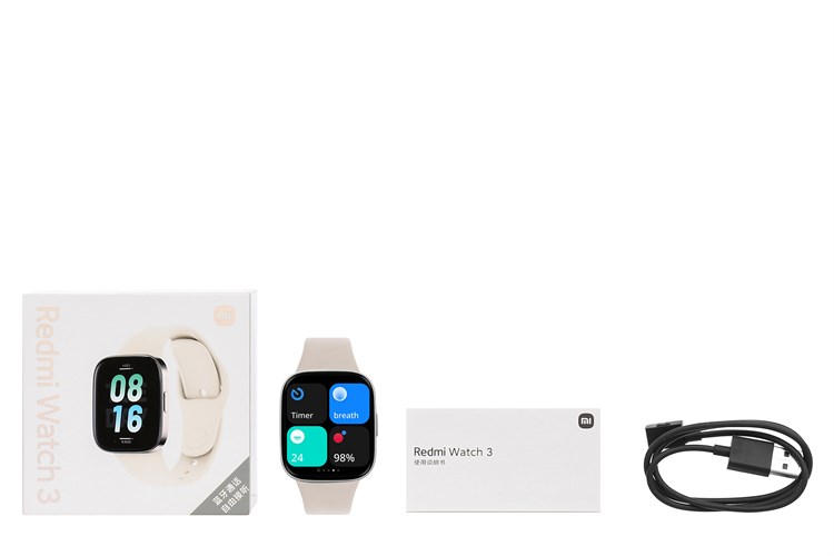 Đồng hồ thông minh Xiaomi Redmi Watch 3 42.6mm Màu Trắng