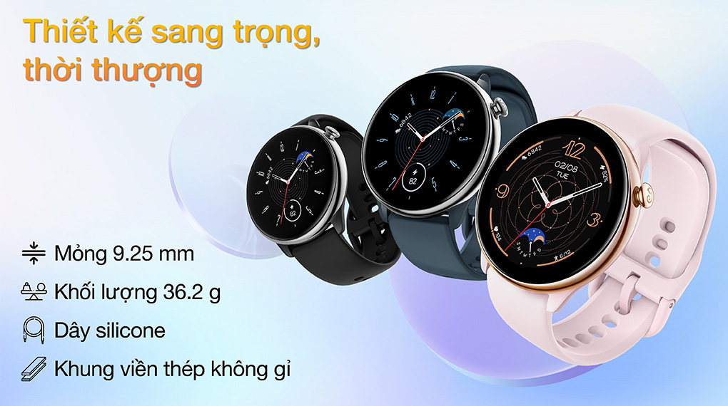 Đồng hồ thông minh Amazfit GTR mini - Kiểu dáng nhỏ gọn