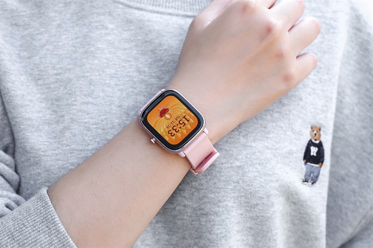 Đồng hồ thông minh Amazfit GTS 2 mini 40.5mm phiên bản mới Màu Hồng