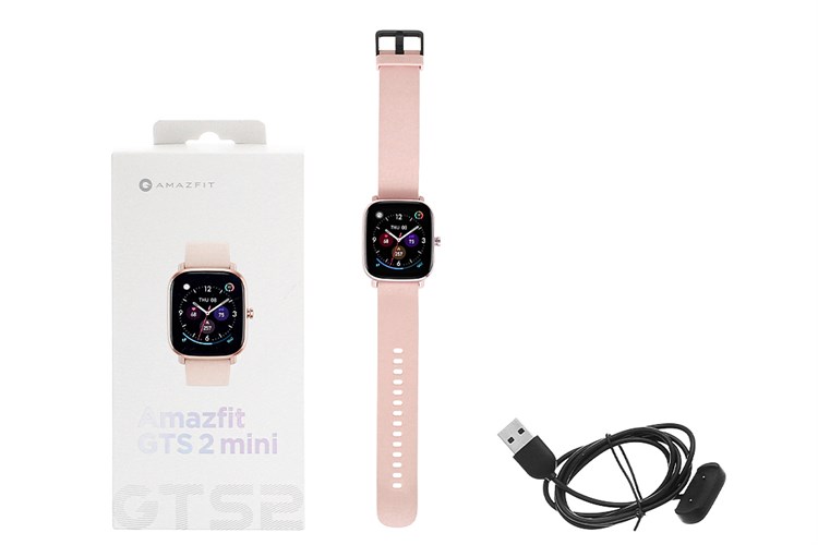 Đồng hồ thông minh Amazfit GTS 2 mini 40.5mm phiên bản mới Màu Hồng