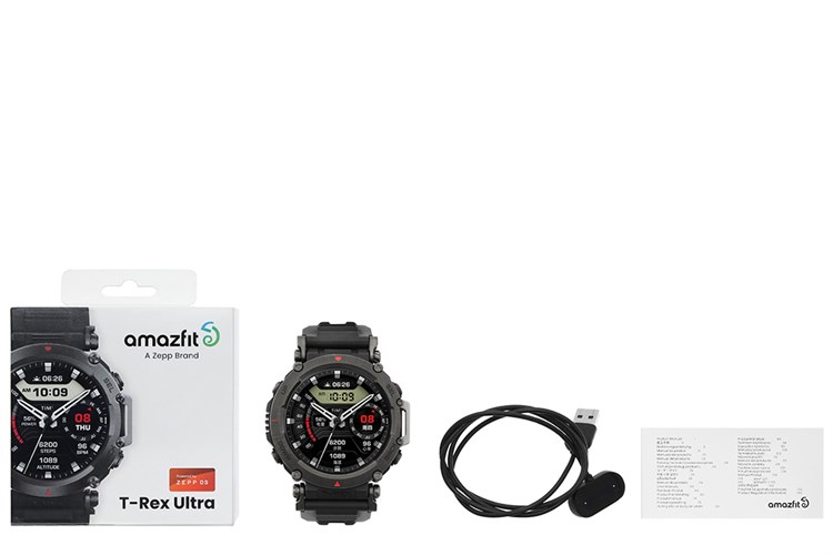 Đồng hồ thông minh Amazfit T-Rex Ultra 47.3mm Màu Đen