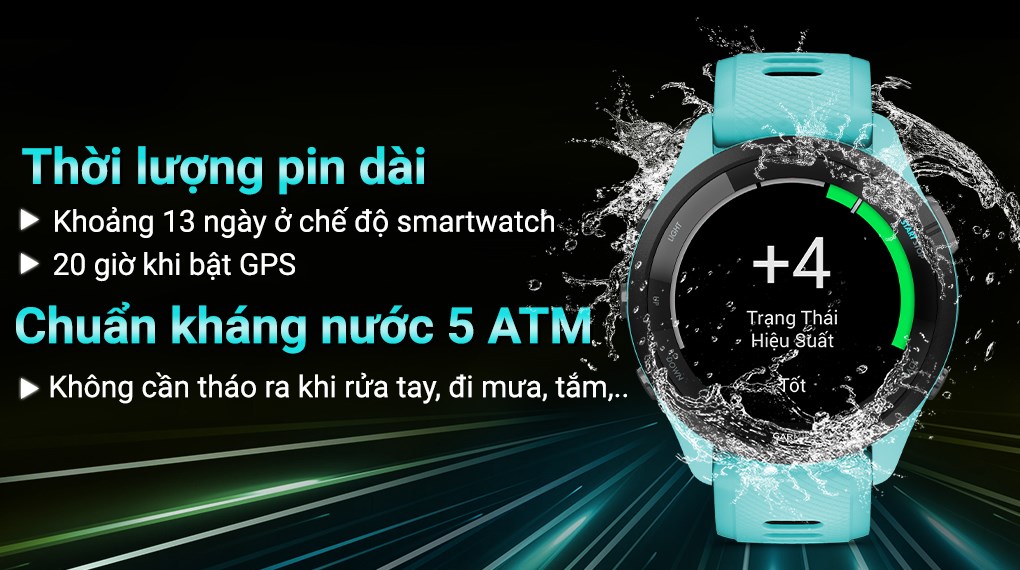 Garmin Forerunner 265 Music 46.1mm dây silicone