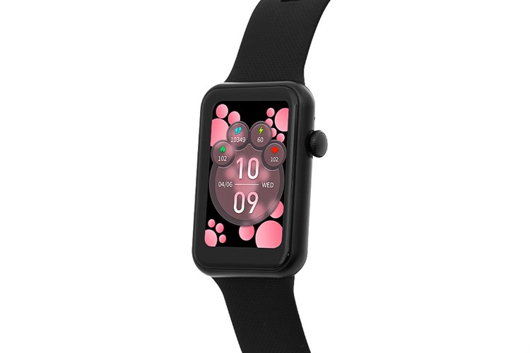 BeFit WatchFit 46.7mm dây silicone Màu Đen