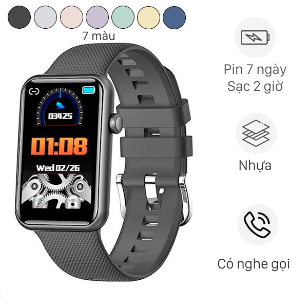 BeFit WatchFit 46.7mm dây silicone