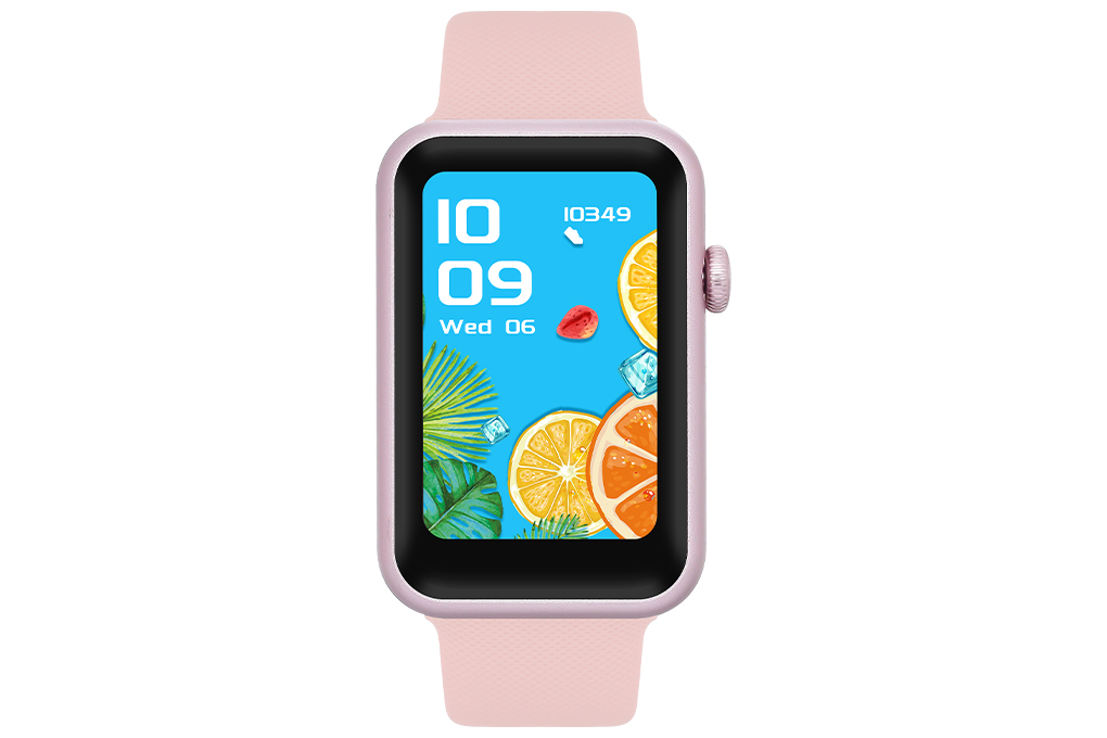 BeFit WatchFit 46.7mm dây silicone Màu Hồng