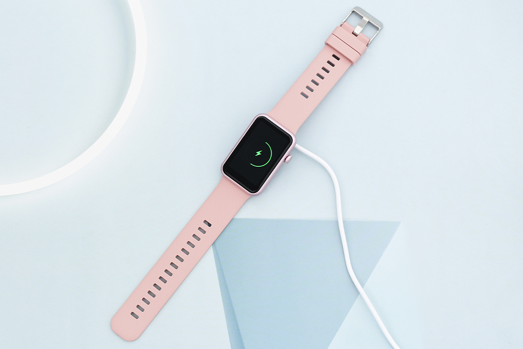 BeFit WatchFit 46.7mm dây silicone Màu Hồng