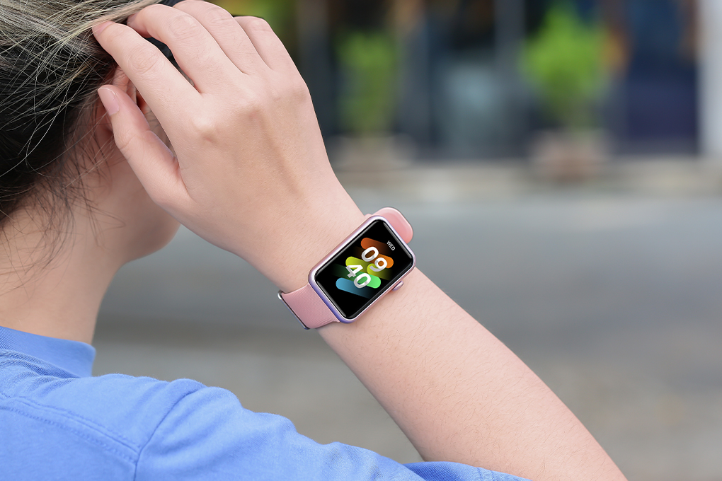 BeFit WatchFit 46.7mm dây silicone Màu Hồng
