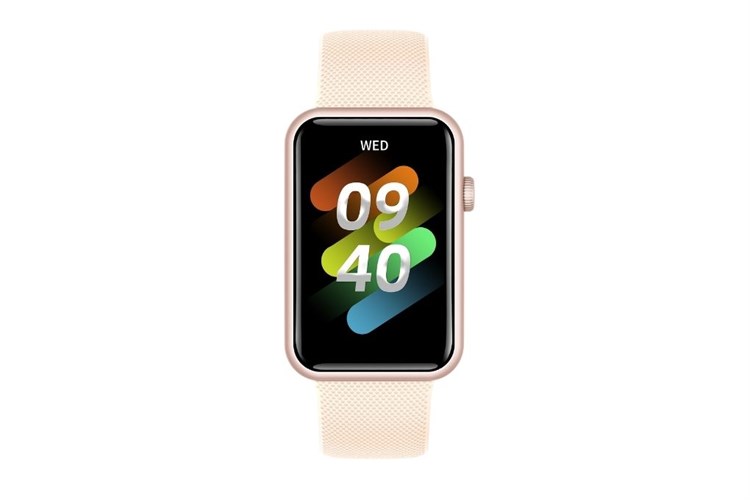 BeFit WatchFit 46.7mm dây silicone Màu Vàng