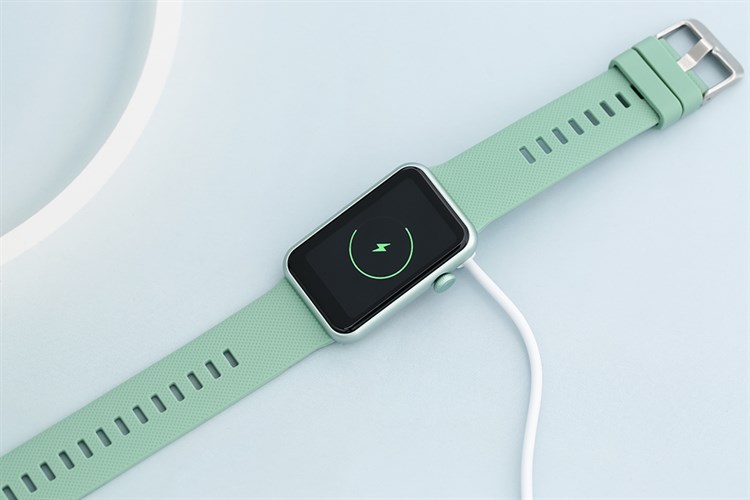 BeFit WatchFit 46.7mm dây silicone Màu Xanh lá