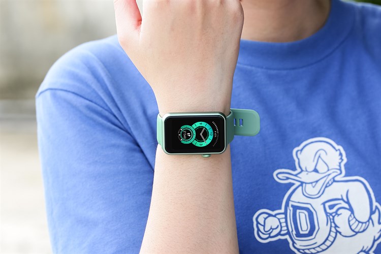 BeFit WatchFit 46.7mm dây silicone Màu Xanh lá