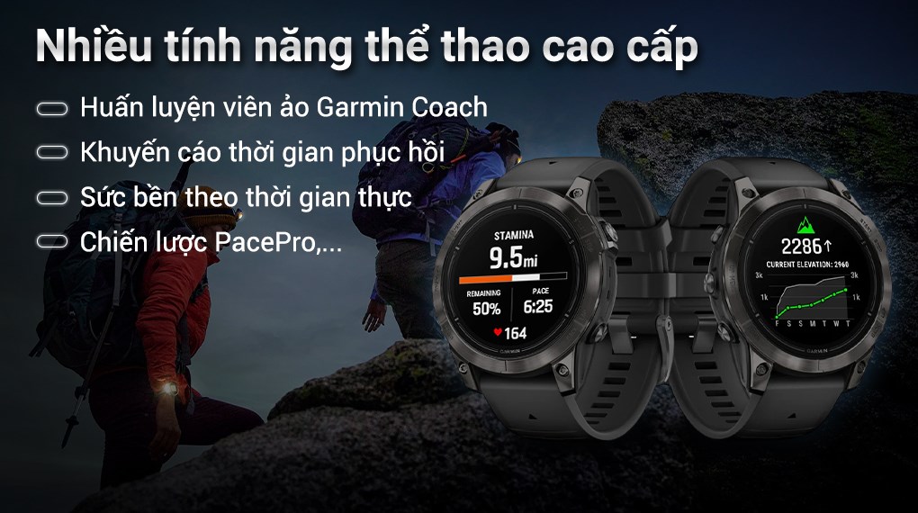 Đồng hồ thông minh Garmin Epix Pro Gen 2 47mm Đen