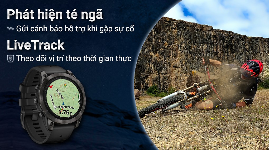 Đồng hồ thông minh Garmin Epix Pro Gen 2 47mm Đen