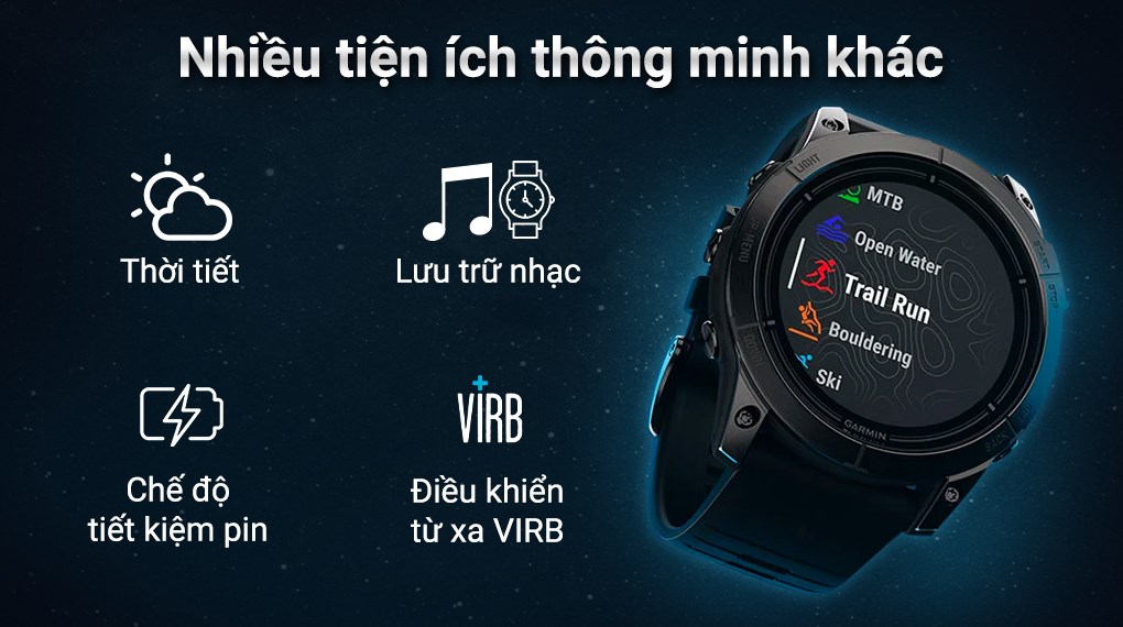 Đồng hồ thông minh Garmin Epix Pro Gen 2 47mm Đen