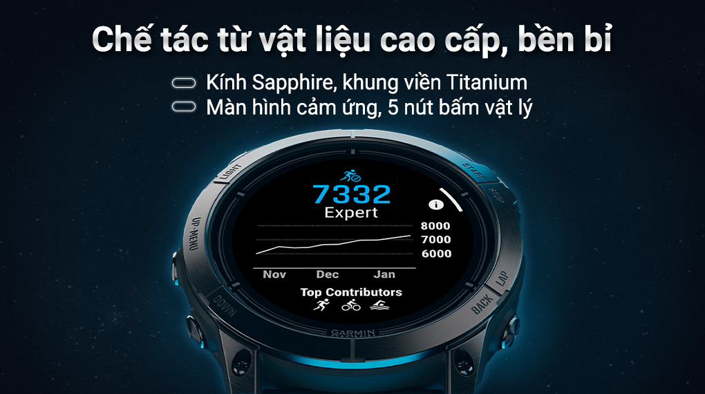 Garmin Epix Pro Gen 2 - Thiết kế bền bỉ