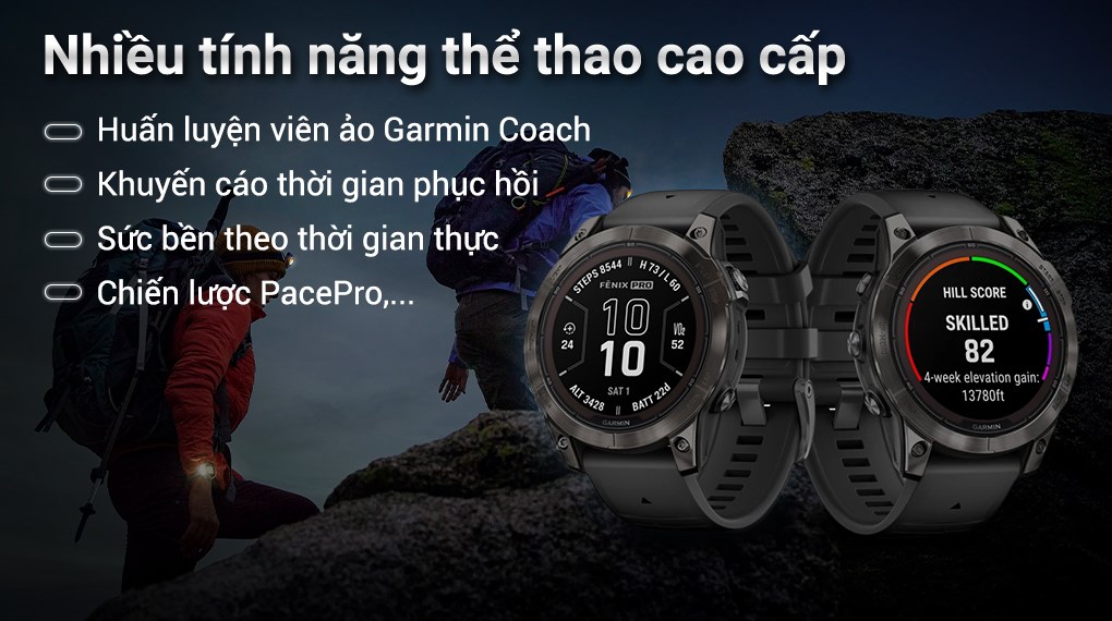 Đồng hồ thông minh Garmin Fenix 7 Pro Solar Titanium 47mm
