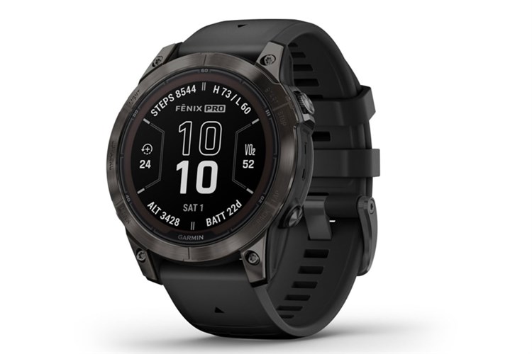 Đồng hồ thông minh Garmin Fenix 7 Pro Solar Titanium 47mm Màu Đen