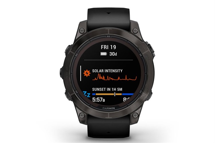 Đồng hồ thông minh Garmin Fenix 7 Pro Solar Titanium 47mm Màu Đen