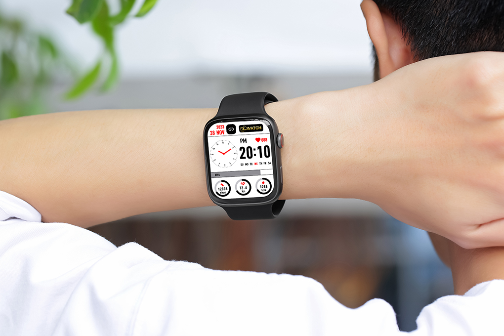 Đồng hồ thông minh Zwatch Z8 45mm Màu Đen