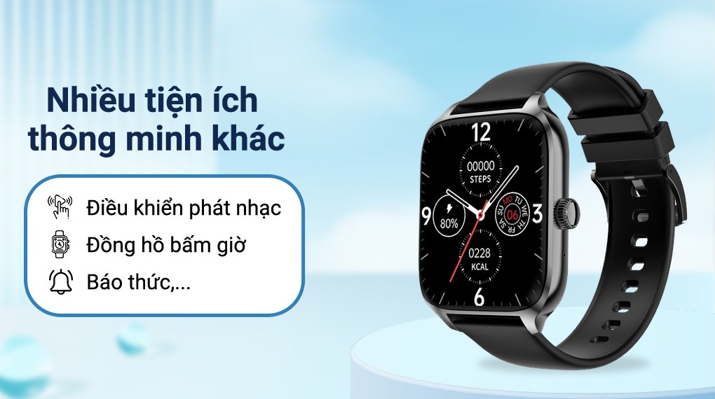 Đồng hồ thông minh Zwatch Z6 44mm Đen