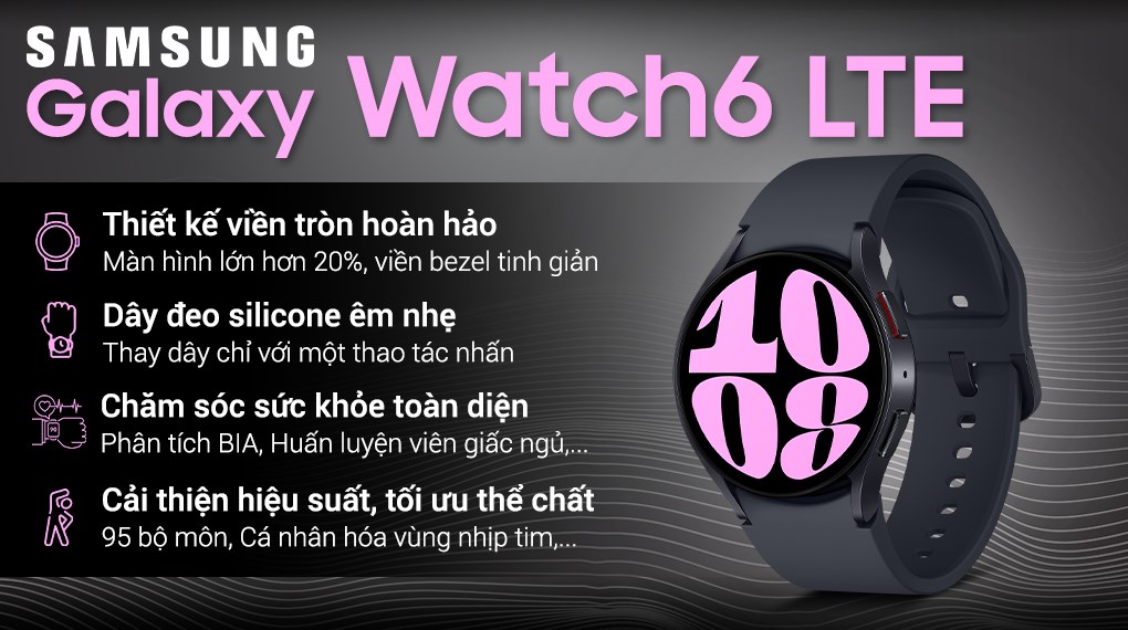 Đồng hồ thông minh Samsung Galaxy Watch6 LTE 44mm