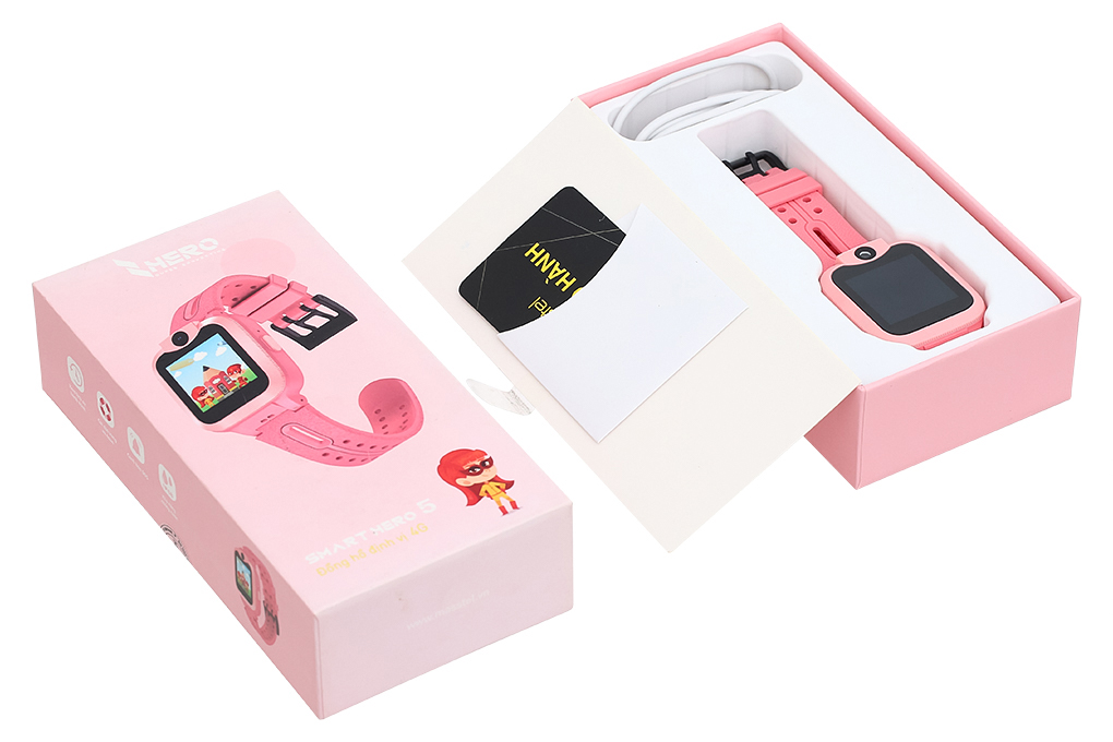 Đồng hồ định vị trẻ em Masstel Smart Hero 5 Màu Hồng