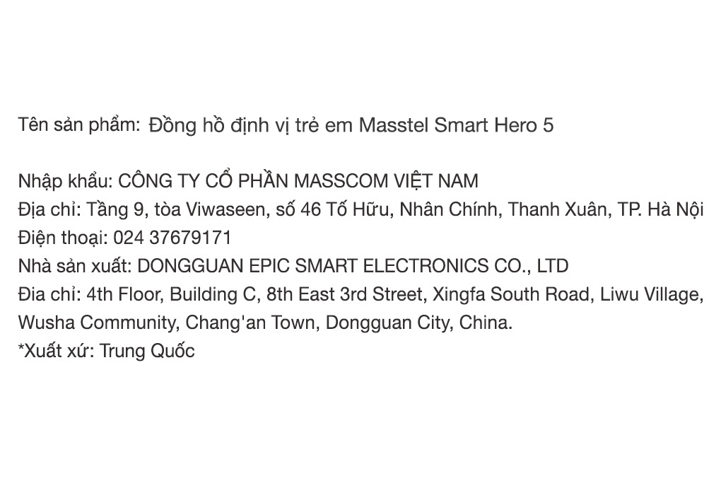 Đồng hồ định vị trẻ em Masstel Smart Hero 5 Màu Hồng